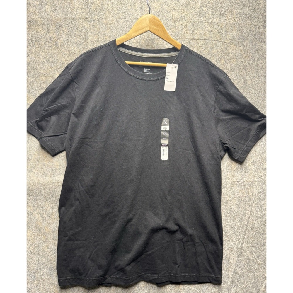 Xersion Xtreme Tee Black Short‎ Sleeve Cotton T-Shirt Men's 2XL